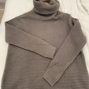 Grey turtle neck sweater